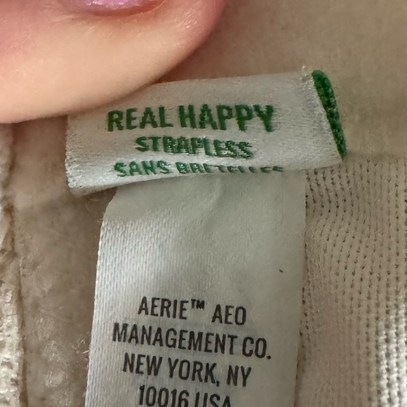 Aerie Real Happy Ivory Strapless Multiway Bra - Picture 15 of 16